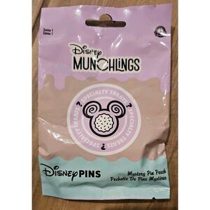 Disney Unopened Munchlings Series 1 Pin Pack With Five 5 Random Pins New